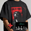 Camiseta Oversized Unissex Jesus King Of Kings + Brinde Link/Download Série The Chosen